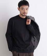 「FORMAL JERSEY」モックネックカットソー長袖