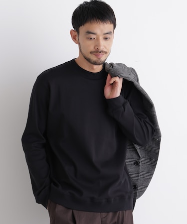 「FORMAL JERSEY」モックネックカットソー長袖