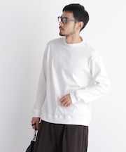 「FORMAL JERSEY」モックネックカットソー長袖