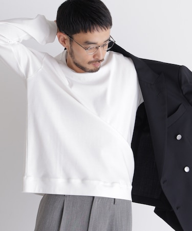 「FORMAL JERSEY」クルーネックカットソー長袖