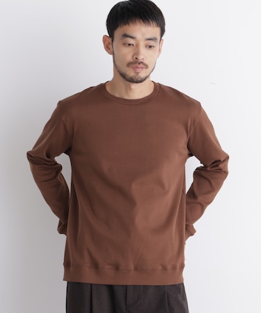 「FORMAL JERSEY」クルーネックカットソー長袖