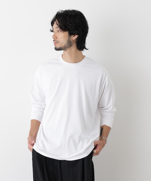 Anti Soaked(R) 汗染み防止 ビッグTシャツ 長袖