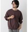 ソフトメランジクルーネックTシャツ 長袖