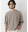 ソフトメランジクルーネックTシャツ 長袖