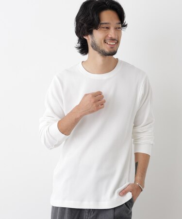 アンチスメルワッフル Tシャツ 長袖