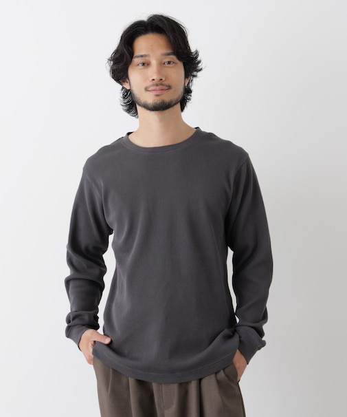 アンチスメルワッフル Tシャツ 長袖