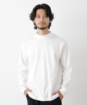 アンチスメルモックネックTシャツ 長袖