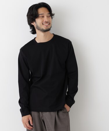 アンチスメルクルーネックTシャツ 長袖