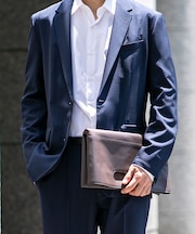 WEB限定／シンセティックレザー2WAYクラッチバッグ