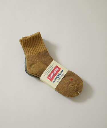 Healthknit/シンカーカラー無地ソックス 3足セット