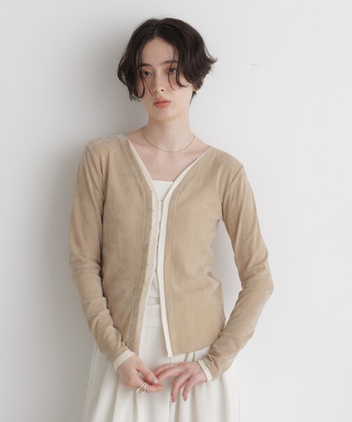 Robert P. Miller／別注 フロッキーメッシュカーデ