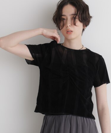 Robert P. Miller/別注 フロッキーメッシュT