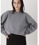 毛玉ができにくいニット クルーネックワイドトップス(セットアップ可)