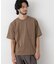 微起毛クロップドTシャツ 半袖