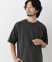 微起毛クロップドTシャツ 半袖
