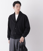 パワーパイルショールカラーカーディガン