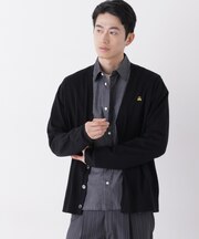 「Brooks Brothers別注」「毛玉レスニット」ファインゲージVネックカーディガン