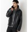 「SURPLUS」 フェイクレザーブルゾン