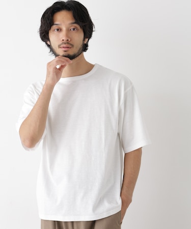 スラブワイドTシャツ 半袖