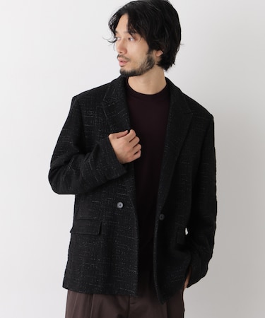 「Damerino Jacket」ネップツィードジャージー