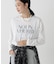 UVカット機能付ロゴプリントロングTシャツ