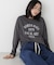 UVカット機能付ロゴプリントロングTシャツ