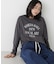 UVカット機能付ロゴプリントロングTシャツ
