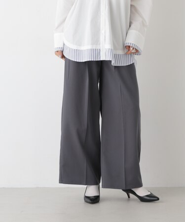 ツータックワイドツイルパンツ(セットアップ可)