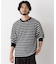 コーマコットン先染めボーダーTシャツ 長袖