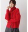 AQUAウールカシミヤハイネックカーディガン