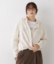 コーデュロイカシュクール2wayシャツ