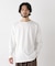「モダンコンフォートシリーズ」モクロディ ボートネック サイドスリット Tシャツ
