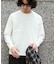 WEB限定／度詰めプレーティングフェードカラークロップドTシャツ長袖
