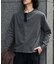 WEB限定／度詰めプレーティングフェードカラークロップドTシャツ長袖