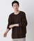 ヘヴィーワッフルクルーネックTシャツ 長袖