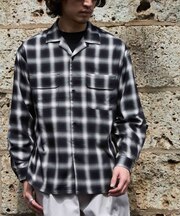 WEB限定／TRドレープオンブレーシャツ 長袖