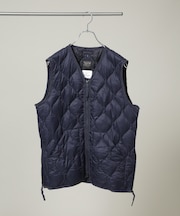 TAION/MILITARY V NECK W-ZIP DOWN VT