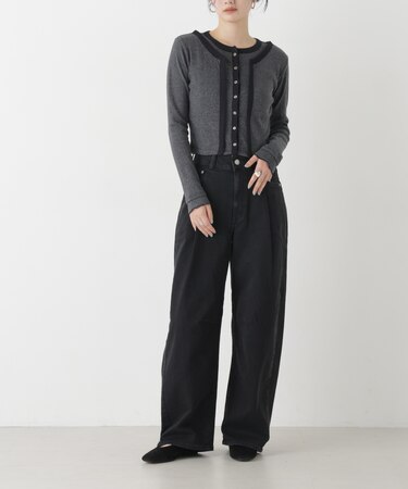 SOMETHING/HANA TUCK CURVE TAPERED
