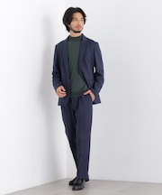 「Damerino」WOLSTAR(R) ツイルストレッチセットアップ／イージーケア