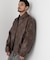 「SURPLUS」フェイクレザーフライトジャケット