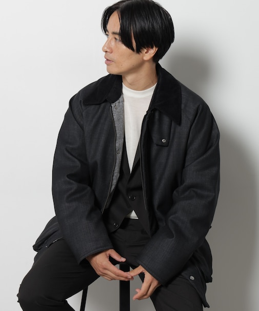 「My西川ダウン」ウールデニムハンティングダウン