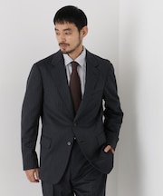 「DamerinoFormal」ウールPペンシルストライプJK/WASHABLE(セットアップ可)