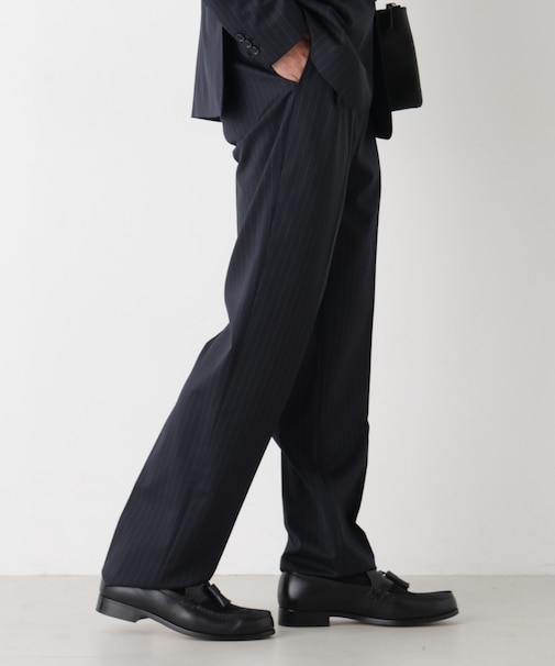 「DamerinoFormal」ウールPペンシルストライプPT/WASHABLE(セットアップ可)