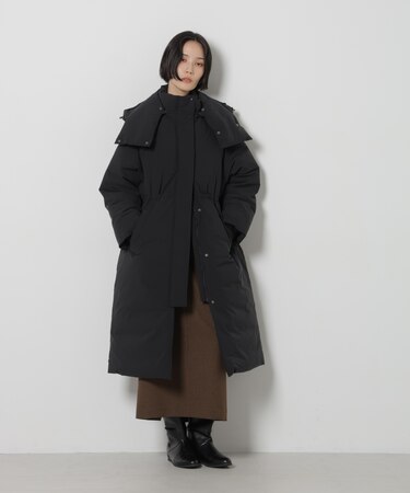 「My西川ダウン」バラクラバフードロングダウン
