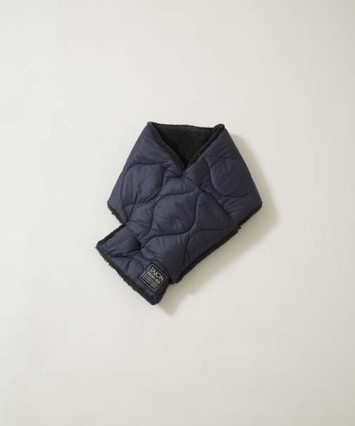 TAION／MILITARY REVERSIBLE DOWN SCARF