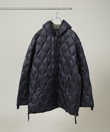 TAION/MILITARY W-ZIP HOOD DOWN JKT