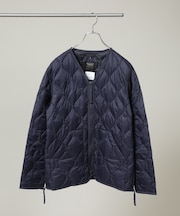 TAION／MILITARY W-ZIP V NECK DOWN JKT