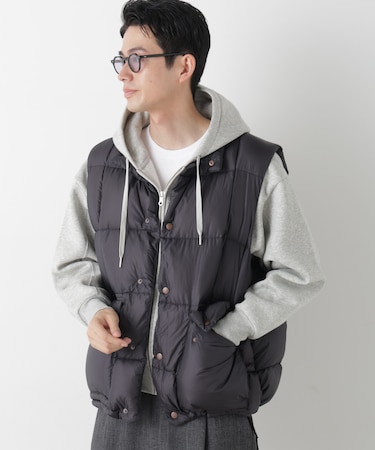 「nagoune」anewdown(R) 別注スーパーライトNダウンベスト
