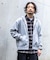 WEB限定／ワイドフィットスウェットZIPパーカー