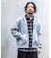 WEB限定／ワイドフィットスウェットZIPパーカー